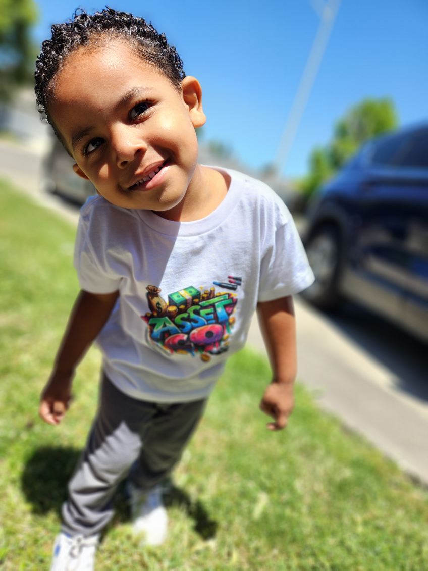 Asset Co. Check & Balance Toddler Tee: Empowering Future Leaders